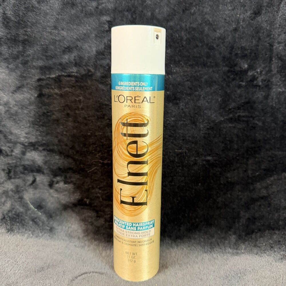 L’Oreal Paris Elnett Satin Extra Strong Hold Hairspray UNSCENTED Humidity 11oz